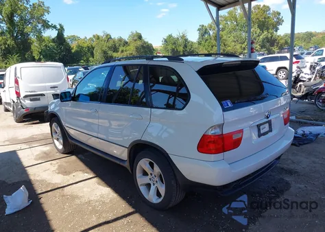 2005 BMW X5 4.4I z USA, uszkodzony, nr VIN 5UXFB53545LV17489